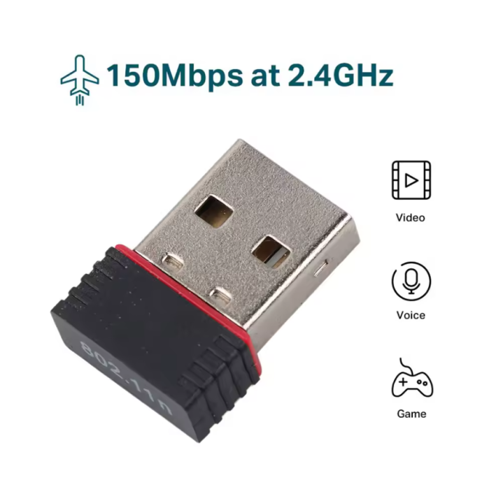 USB WiFi Adapter for Raspberry Pi,Wireless Network Card Adapter WiFi Dongle for Desktop Laptop PC Windows