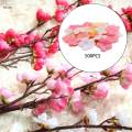 Artificial Craft Flowers, Artificial Flowers, Cherry Blossoms Faux Flower Heads for Crafts, Cherry Blossom Petals, for Wreath DIY Background. 