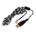 【FOOT SOFA】 DIY Universal Umbrella Rope Mouse Cables Soft Durable Mouse Line Replacement Mouse Wire. 