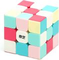 Sticker Less QiYi Neon Edition 3x3x3 Rubik Cube - Smooth Speed Magic Cube. 
