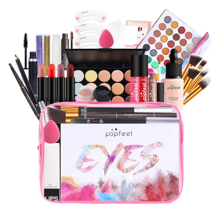 POPFEEL%20Makeup%20Kit%20Professional%208-56Pcs%20Complete%20Make-up%20Kit%20Makeup%20Box%20Eyeshadow%20Lip%20Gloss%20Concealer%20Cosmetic%20Bag%20Kit%20Maquiagem%20-%20Image%204