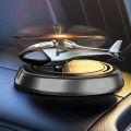 Solar Helicopter for Car Dashboard with Air Freshener Auto Interior Accessories Helicopter Propeller Car Fragrance Decoration Deodorant Perfume Diffuser Car Dashboard Solar Helicopter with Air freshener - Black. 