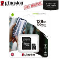 Kingston Genuine Canvas Select Plus MicroSD Class 10 SDHC SDXC A1 UHS-1 Memory Card 32GB 64GB 128GB 256GB 512GB Micro SD Memory Card. 