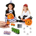 Wind Up Funny Toys Halloween Gifts for Kids Party Favors Goody Bag Filler  Style:Orange jumping teeth. 