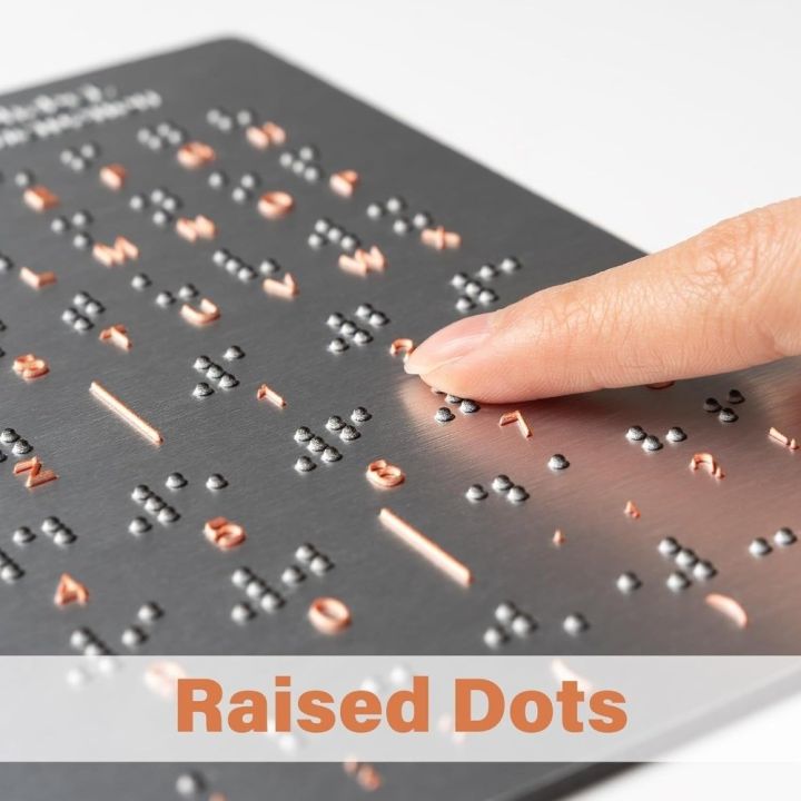 Practical Aluminum Braille Alphabet Board Efficient Braille Learning ...