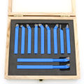 11pcs Metal Carbide Welding CNC Lathe Tools Carbide Brazed Tipped Cutter Tool Bit Cutting Kit 8mm 10mm Optional. 