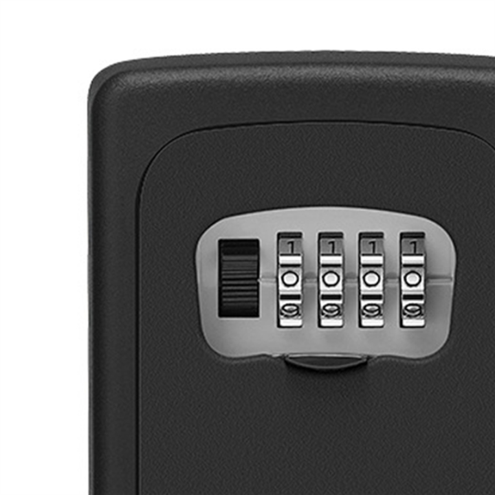 Wall Mount Key Lock Box,4 Position Combination Lock Box,Black | Daraz.lk
