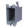 587E Sturdy Plastic Remodels Junction Box for Drywall Applications In Gray Color. 
