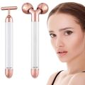 3D Facial Roller T Shape Face Massager Kit Face Lift Massager Beauty Care Tools Anti Wrinkles Skin Tightening Skin Care Tool. 