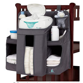 Vorix%20Baby%20Nursery%20Organizer%20Diaper%20Caddy%20Hanging%20Diaper%20Organizer%20for%20Changing%20Table%20and%20Crib,%20Diaper%20Stacker%20and%20Crib%20Organizer,Dexbaby%20Diaper%20Caddy%20and%20Nursery%20Organizer%20for%20Baby%20Essentials,%20Gray%20-%20Image%205