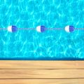 LKPCIGCXM 11 Balls Safety Float Line-5M Swimming Pool Safety Separation Rope Float Rope Line Swimming Pool Equipment. 