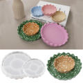 Display Plate Mold Silicone Mould Storage Tray Mold Cement Mold Jewelry Decoration Round Storage Tray Mold. 