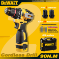 【5-year warranty】Dewait Original cordless drill  barena heavy duty impact drill brushless power tool hammer drill. 