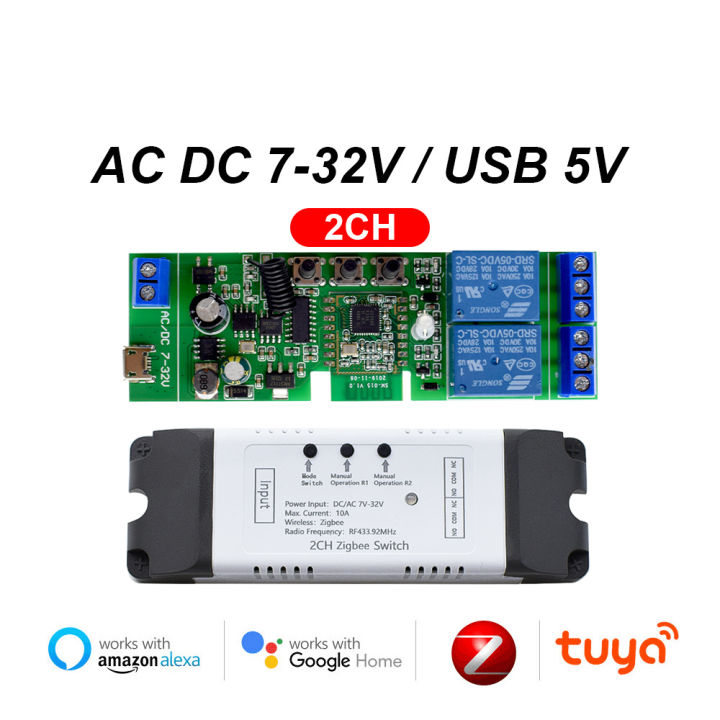 Tuya%20Zigbee%201%202%204%20Gang%20Switch%20Relay%20Module%20Dc%2012v%2024v%20110v%20220v%20230v%20Dry%20Contact%204CH%20Din%20Controller%20Alexa%20Gateway%20Required%20-%20Image%204