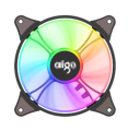 Aigo AR12 120mm pc computer Case Fan RGB Heatsink aura sync sata port 12cm Cooler argb Silent controller fan cooling ventilador. 