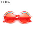 OQ BOGA 4 Styles Fashion Unisex Multicolor Round Lens Anti-UV Kids Sunglasses Children Eye Protection Plastic Full Rim UV400 Sun Glasses. 