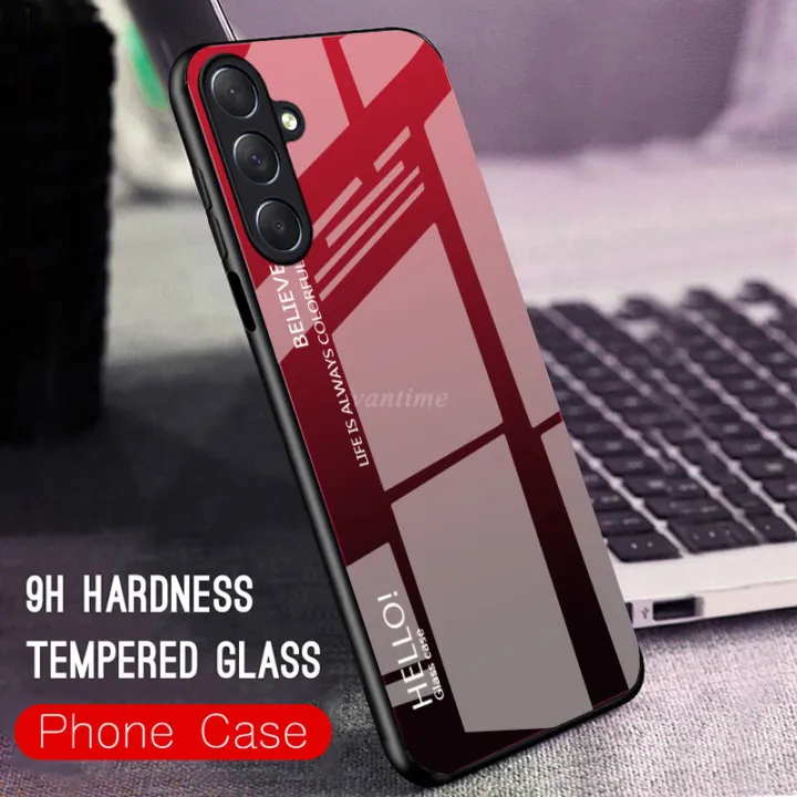 Vantime%20for%20Samsung%20Galaxy%20M54%20F54%205G%20Case%20Gradient%20Phone%20Back%20Hard%20Glass%20Cover%20-%20Image%203