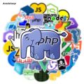 Anedshaop Luxury 10/30/50pcs Programmer Internet Java Stickers Geek Php Hacker Docker Html Programming Decals For Phone Laptop Computer Sticker. 