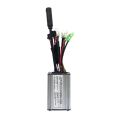 (GGBR) Electric Bicycle KT-15A Controller 36V/48V 6 Tube Squarewave SM Connector Controller with Double Head Light Wire. 