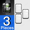 5D Protective Film for Samsung Galaxy Fit 3 Screen Protector Anti-scratch for Galaxy Fit3 Smartwatch Protector (Not Glass). 