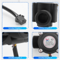 1-60L/Min DC 5-24V Hall Effect Water Flow Sensor Counter Meter FS300A. 