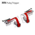 MN PUBG Trigger L1R1 Shooter Trigger, Fire Buttons, Aim Key, Handle, L1 R1 Dual Gamepad Trigger with Fire Shooter Controller Button Aim Key Mobile Gaming Joystick for PUBG Free Fire. 