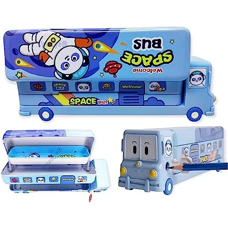 Umadiya%C2%AE%20Branded%20Metal%20Double%20Decker%20Bus%20Shape%20Pencil%20Box%20for%20Kids%20with%20Moving%20Tyres%20&%203%20Compartments%20Pencil%20Case%20for%20Boys%20&%20Girls%20-%20Blue%20(Toys%20&%20Games)%20-%20Image%203