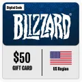 Blizzard ( Battle.net ) Gift Card 50 USD - US Region. 