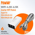 Powmr WIFI-4.5K-6.5K Wireless WIFI Module Device With RS232 Remote Controller For All-in-One Solar Hybrid Inverter Port. 
