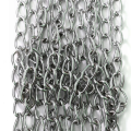 LKPCIGCXM 2X Sport Iron Chain Basketball Net Outdoor 12 Loops Standard Heavy Duty Basketball Goal Replacement Net,Silver. 