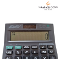 Calculator KAJIB Brand MJ-120T-w 12 Digits Display with 120 Steps Check Solar & Battery. 