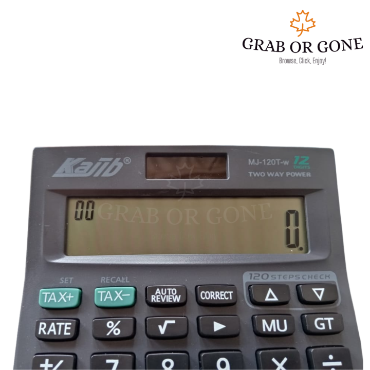Calculator%20KAJIB%20Brand%20MJ-120T-w%2012%20Digits%20Display%20with%20120%20Steps%20Check%20Solar%20&%20Battery%20-%20Image%202