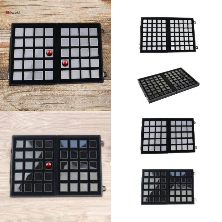 Diamond%20Gemstone%20Display%20Tray%20Multigrid%20Showcase%20Portable%20for%20Store%20Show%20white%2070%20grid%20-%20Image%209