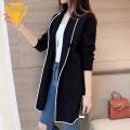 Casual Women Jacket Stylish Women's Fall Winter Jacket Open Stitch Cardigan Warm Coat with Pockets Southeast Asian Buyers' Favorite Women Winter Jacket. 