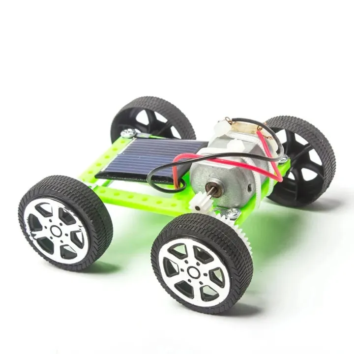 STEM Toys science toys DIY Assembled Energy Solar Powered Toy Car Robot ...