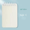 Lightweight A7 Pocket Notebook Convenient Pocket-Sized A7 Size Mini Memo Pad 80 Sheet Mini Pads for Office Office College. 