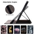 (COD) Crystal Texture Painted Leather Smart Tablet Case For Samsung Galaxy Tab S4 10.5 SM-T830 SM-T835. 