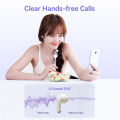 Vention Elf E07 Bluetooth 5.3 Earphone AI Based ENC Wireless Earbuds High Fidelity Audio Headset with Mic Support Call Video Touch Control True Earphones. 
