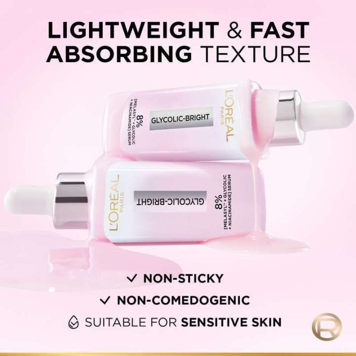 LOr%C3%A9al%20Paris%20Bright%208%25%20%5BMelasyl%20%E2%84%A2+%20Glycolic%20+%20Niacinamide%5D%20Face%20Serum%20for%20Dark%20Spot%20&%20Brightening%2015ml%20-%20Image%207