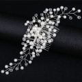 Crystal Pearl Wedding Hair Combs Hair Accessories for Bridal Hair Clips Pin Accessories Jewelry Handmade Women Head Ornaments. 