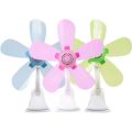 Original Cute 4-5 blends Fan Home Electric Fan W/ Clip Clover Fan Anti-Heat Portable Clip Electric. 
