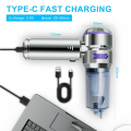Vacuum Portable Cordless,21000Pa Powerful Hand Held Vacuum Cleaner with Brushless,4in1 Mini Vacuum Cleaner for Car,Home. 
