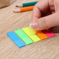 100Pcs/Set 5 Color Index Sticky Notes Index Label Stickers PET Sticky Notes Highlighter Translucent Page Makers For Page. 