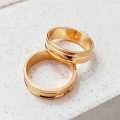 Gold Plated Guaranteed Women Rings Korean Style Beauty Fashion Jewellery Wedding Party Love Gift. 