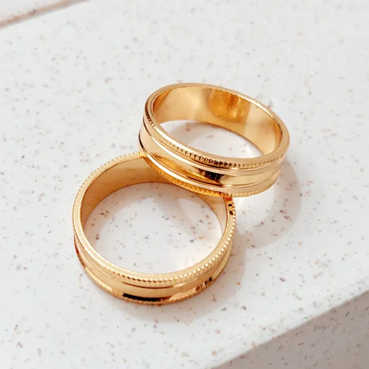 Gold%20Plated%20Guaranteed%20Women%20Rings%20Korean%20Style%20Beauty%20Fashion%20Jewellery%20Wedding%20Party%20Love%20Gift%20-%20Image%202