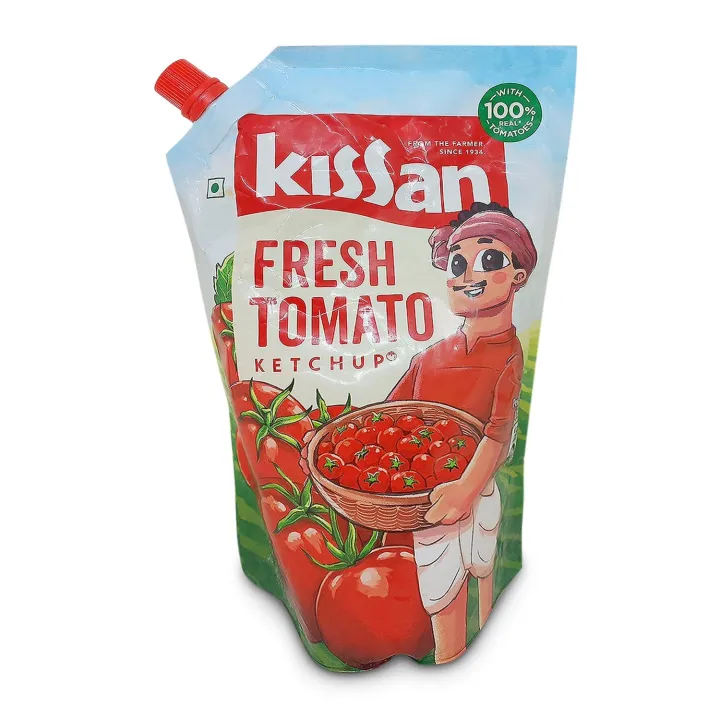Kissan Fresh Tomato Ketchup Pouch, 1.1 Kg (FROM INDIA) SAB