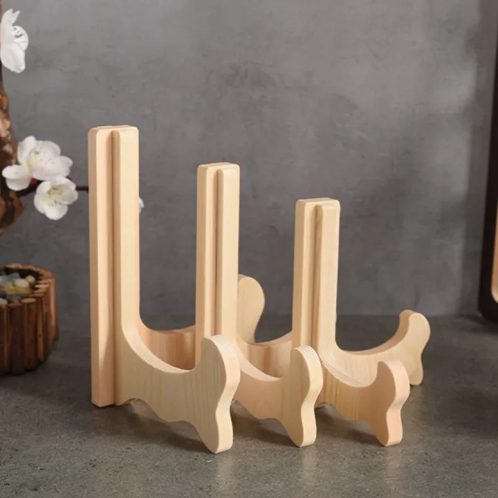 Decorative Display Rack Durable Wooden Decorative Storage Rack Sturdy Home Decor Display Rack ...