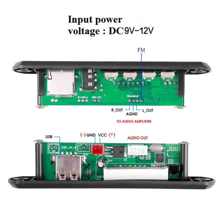 Bluetooth%20Car%20Kit%20Mp3%20Player%20Decoder%20Board%20Module%20Bt%205.0%20Support%20Fm%20Tf%20Usb%203.5%20Mm%20Aux%20Audio%20Adapter%20For%20Speaker%20-%20Image%202