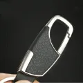 Automotive Accessories Men Black Leather Key Chain Metal Car Key Ring Keys Holder Waist Hanged Key Rings Leather Keyrings Keychain. 
