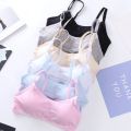 8-16 Years Girls Cotton Underwear Teenage Training Sports Bra Kids Brassiere Solid Soft Cotton Intimates Young Girls Lingerie. 